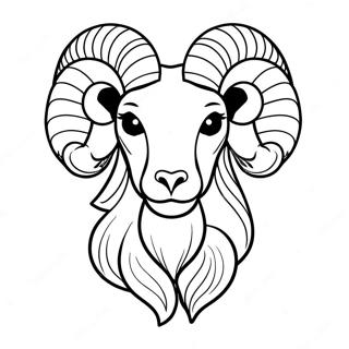 Ram Coloring Pages