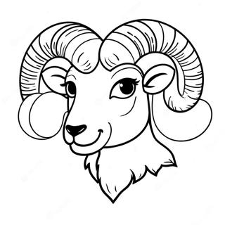 Ram Coloring Page 65522-52670