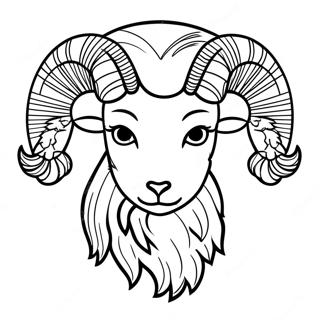 Ram Coloring Page 65522-52671