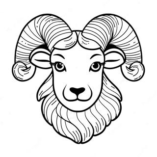 Ram Coloring Page 65522-52672