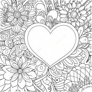 Romantic Love Quotes Coloring Page 65532-52683