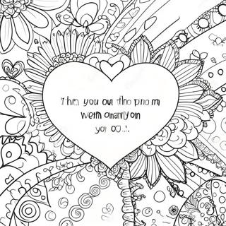 Sweet Heartfelt Love Quotes Coloring Page 65533-52678