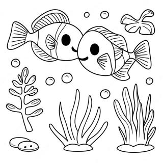 Ocean Plants Coloring Pages