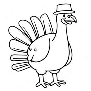 Build Your Own Turkey Coloring Page 65572-52711