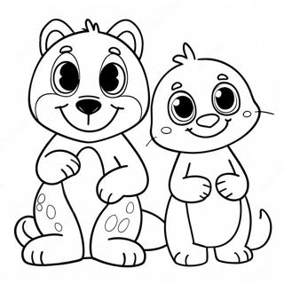 Pajanimals Coloring Page 65582-52718