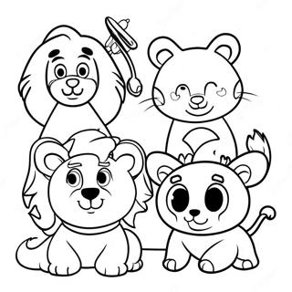 Pajanimals Coloring Page 65582-52720