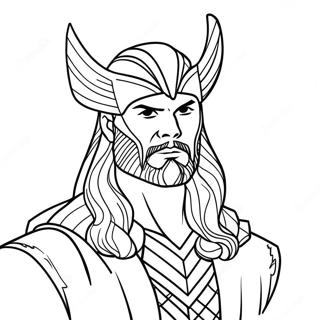 Thor Love And Thunder Coloring Pages