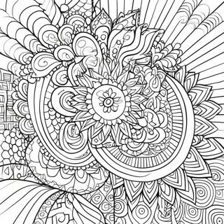 Trippy Chakra Mandala Coloring Page 65602-52732