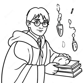 Harry Potter And The Sorcerer S Stone Coloring Page 65622-52752