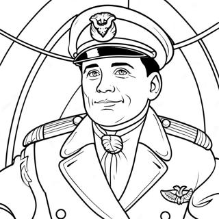 Captain James Hawkins Adventurous Coloring Page 65633-52762