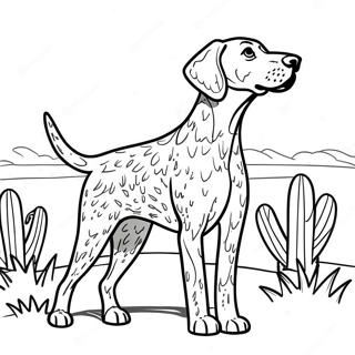 German Shorthaired Pointer Coloring Pages