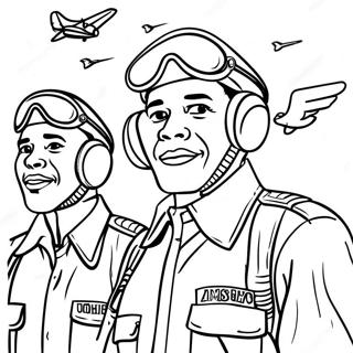 Tuskegee Airmen Coloring Pages