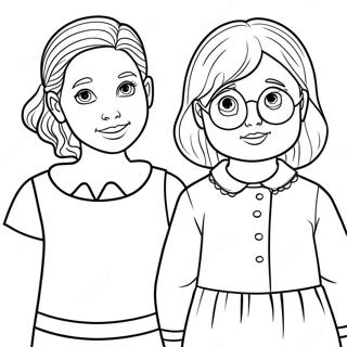 Wednesday And Enid Coloring Page 65682-52802