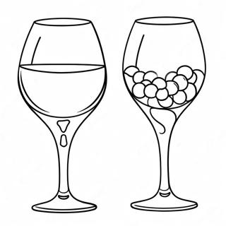 Wine Glass Coloring Page 65692-52810