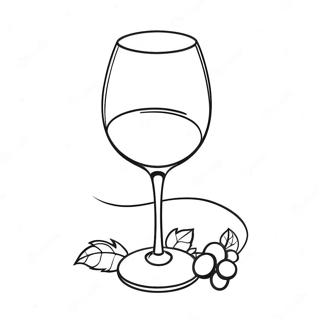 Wine Glass Coloring Page 65692-52812