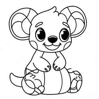 Christmas Stitch Coloring Page 6571-5411