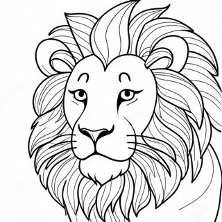 Majestic Lion From Carnival Of The Animals Coloring Page 65723-52838