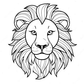 Majestic Lion From Carnival Of The Animals Coloring Page 65723-52839