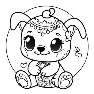 Festive Stitch Ornament Coloring Page 6572-5415