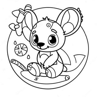 Festive Stitch Ornament Coloring Page 6572-5416