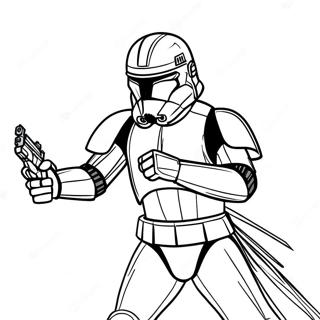 Epic Phase 1 Clone Trooper Battle Coloring Page 65743-52848