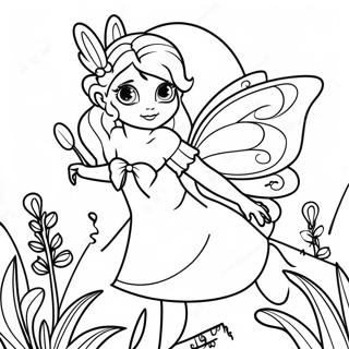 Vidia Fairy Coloring Page 65752-52855