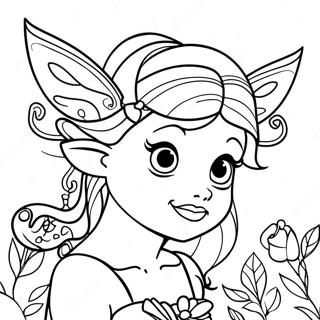 Vidia Fairy Coloring Page 65752-52856