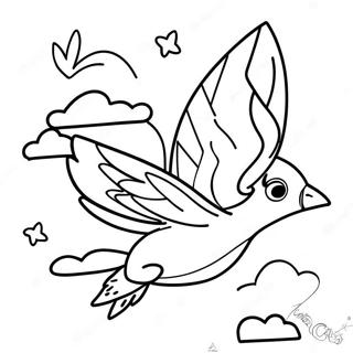 Vidia Flying In The Sky Coloring Page 65753-52857