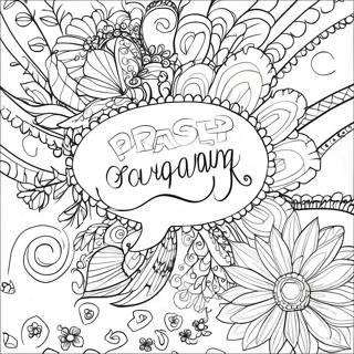 Words Of Encouragement Coloring Page 65762-52864