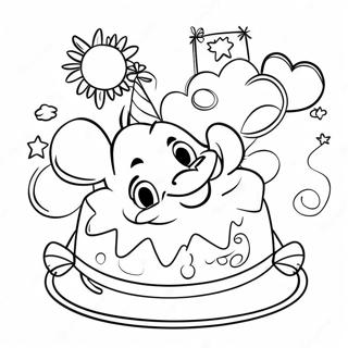 Disney Happy Birthday Coloring Page 65782-52882