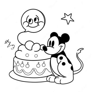 Disney Happy Birthday Coloring Page 65782-52883