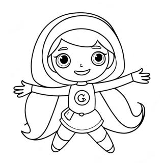 Wordgirl Coloring Page 65802-52895