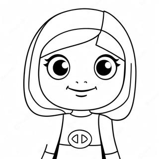 Wordgirl Coloring Page 65802-52896