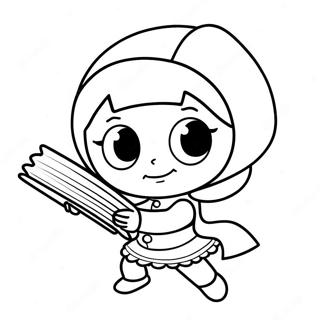 Wordgirl In Action Coloring Page 65803-52898