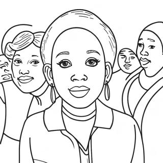 Black People Coloring Pages