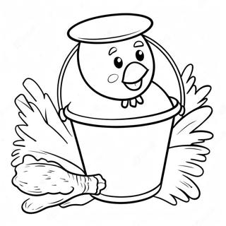 Kfc Bucket Of Chicken Coloring Page 65823-52913