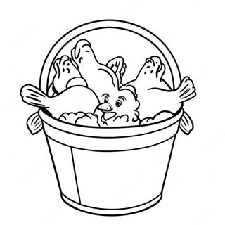 Kfc Bucket Of Chicken Coloring Page 65823-52915