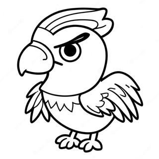 Colorful Philadelphia Eagles Mascot Coloring Page 65843-52929