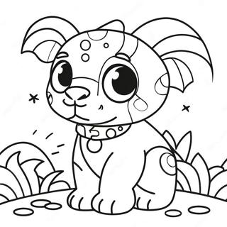 Colorful Britto Animal Coloring Page 65863-52947