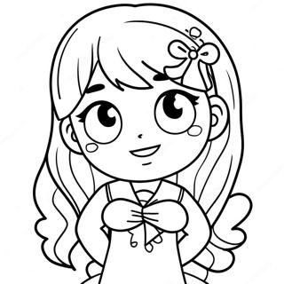 Yandere Simulator Chibi Coloring Page 65873-52966