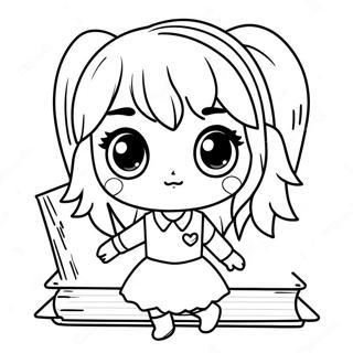 Yandere Simulator Chibi Coloring Page 65873-52967