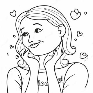 Heartwarming You Are Loved Coloring Page 65883-52957