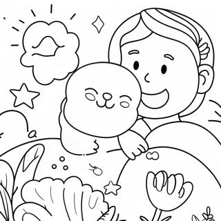 Heartwarming You Are Loved Coloring Page 65883-52959