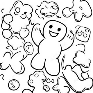 Colorful Sour Patch Candy Coloring Page 65893-52971