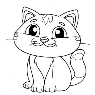 Snarky Cat Coloring Page 65912-52979