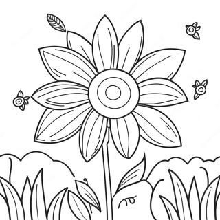 Spring For Kindergarten Coloring Pages