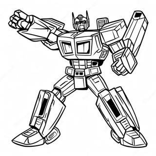 Transformers Barricade Coloring Pages