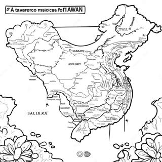 Taiwan Coloring Pages