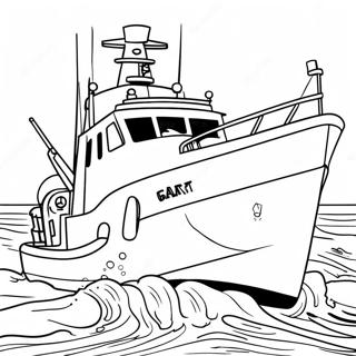 Coast Guard Coloring Pages