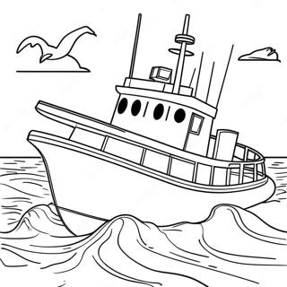 Coast Guard Boat Coloring Page 65982-53043